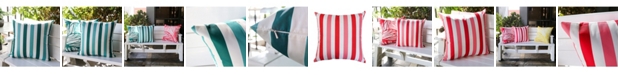 Homey Cozy Avery Classic Stripe Outdoor Pillow